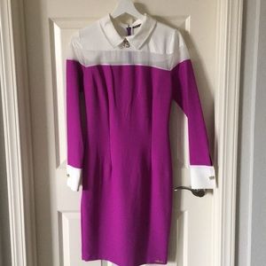 Purple white gorgeous dress - never used
